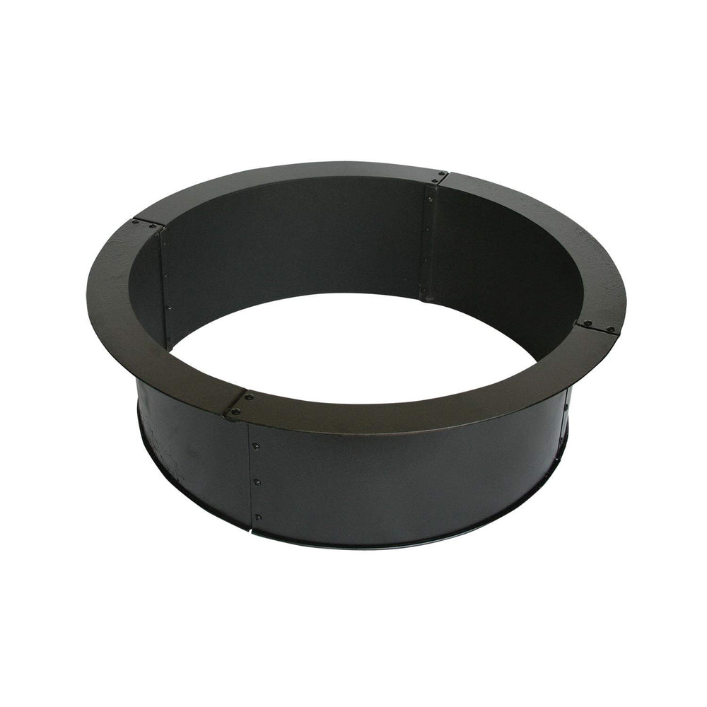 Blue Sky Outdoor Living front view of 28" fire ring showing compact design and usable surface