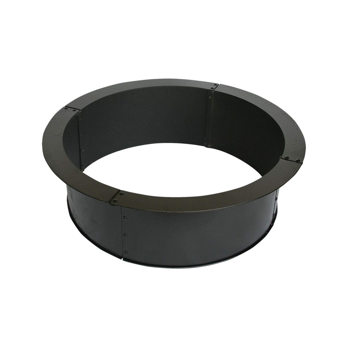 Blue Sky Outdoor Living front view of 28" fire ring showing compact design and usable surface