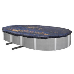 Blue Wave front view of full 12x24 oval net showing coverage and quick protection