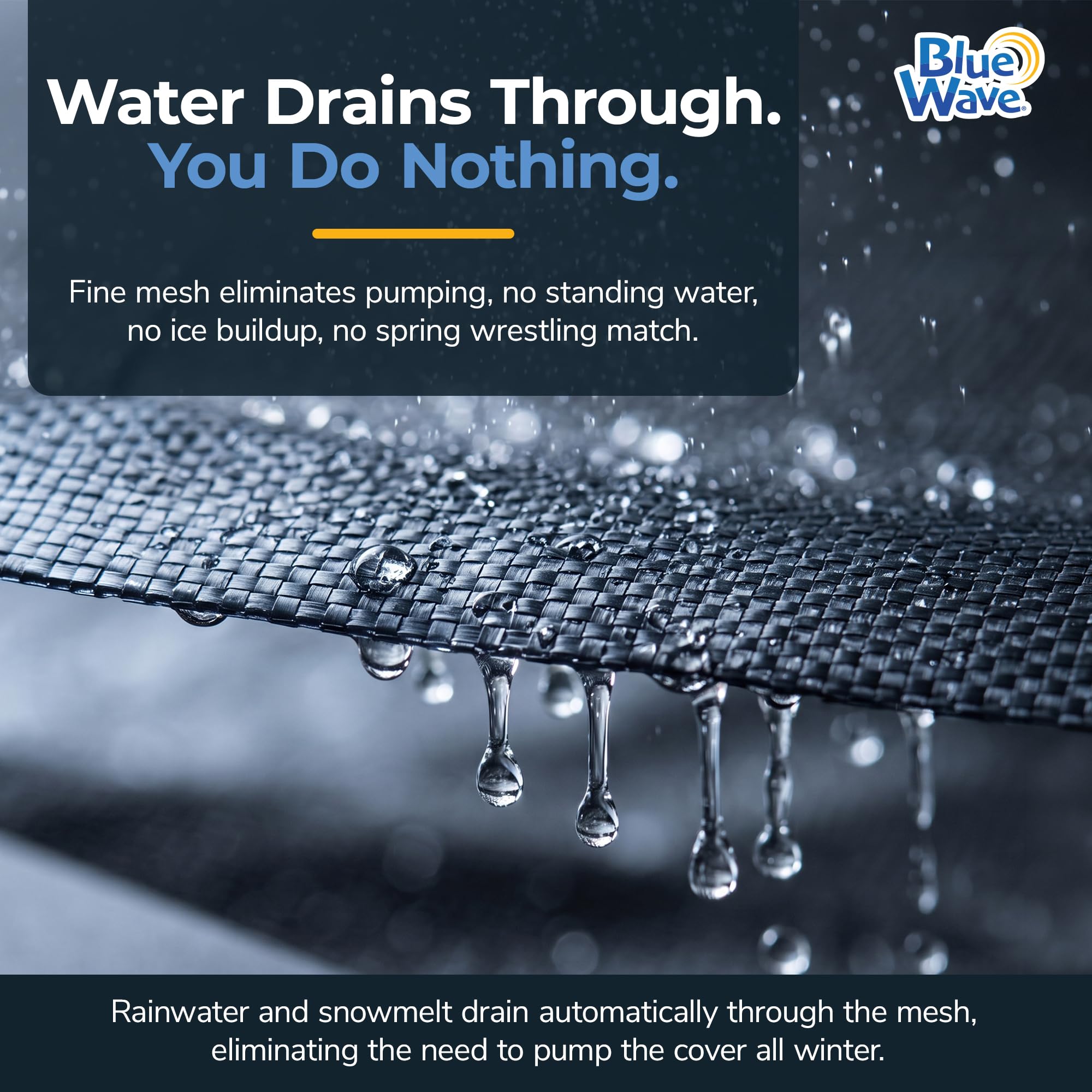 Blue Wave winch and vinyl-coated cable kit demonstrating secure fastening benefit
