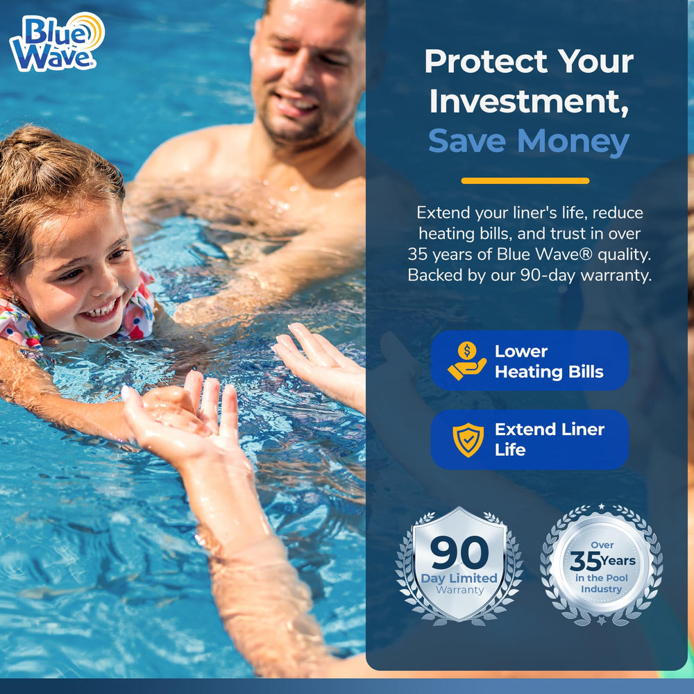 Blue Wave Gorilla Guard label closeup showing product specifications