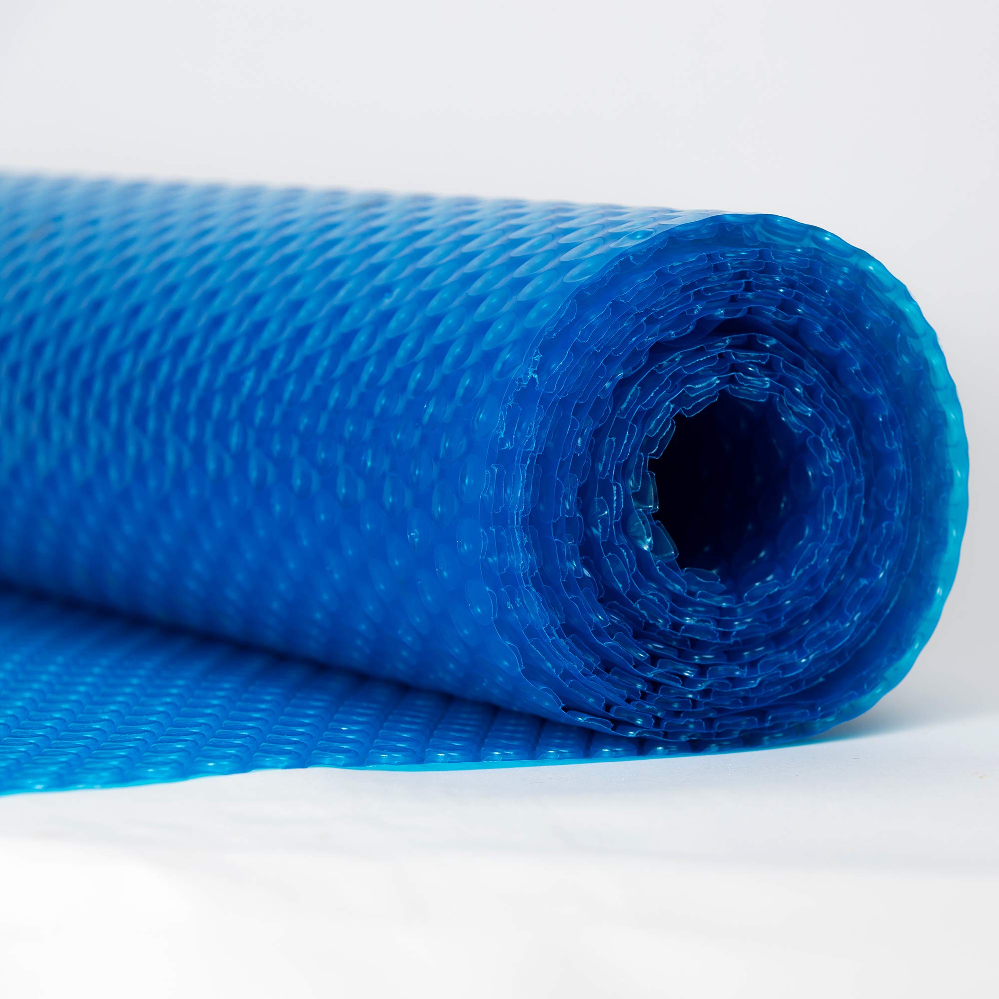 Blue Wave rolled cover stored compactly to save space