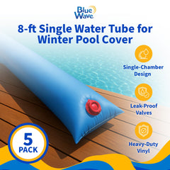 Blue Wave oversized leak-proof valve close-up for easy filling benefit