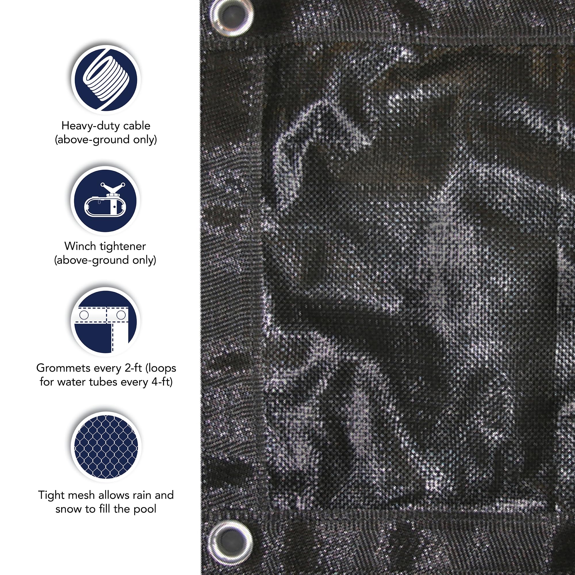 Blue Wave water-tube loop spacing for even winter anchoring
