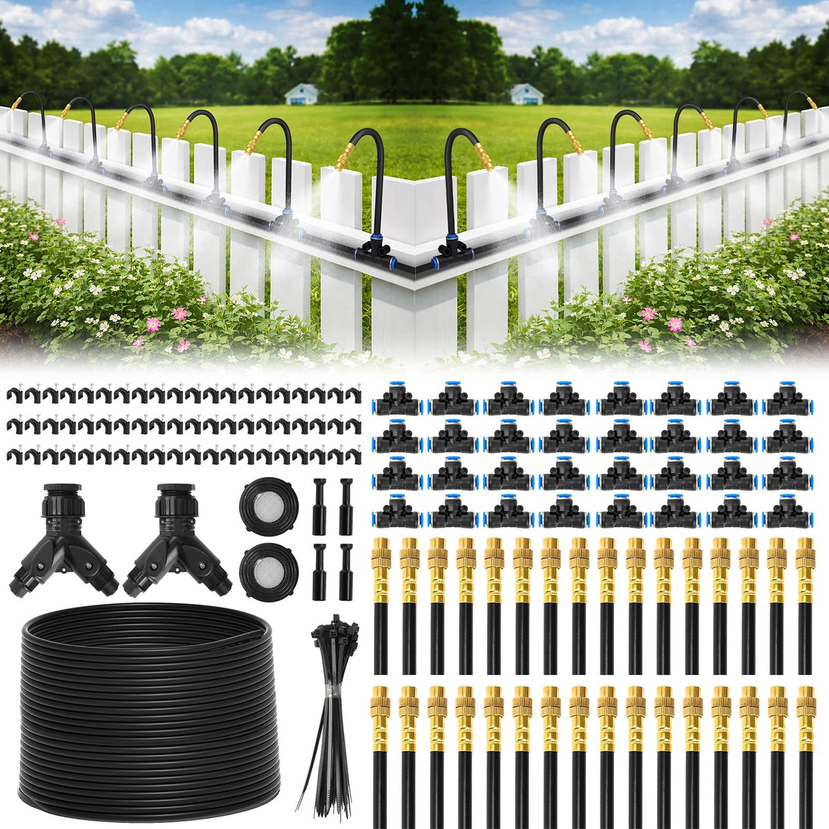 Bluepro front packaging showing complete 200ft kit and components, clear overview benefit