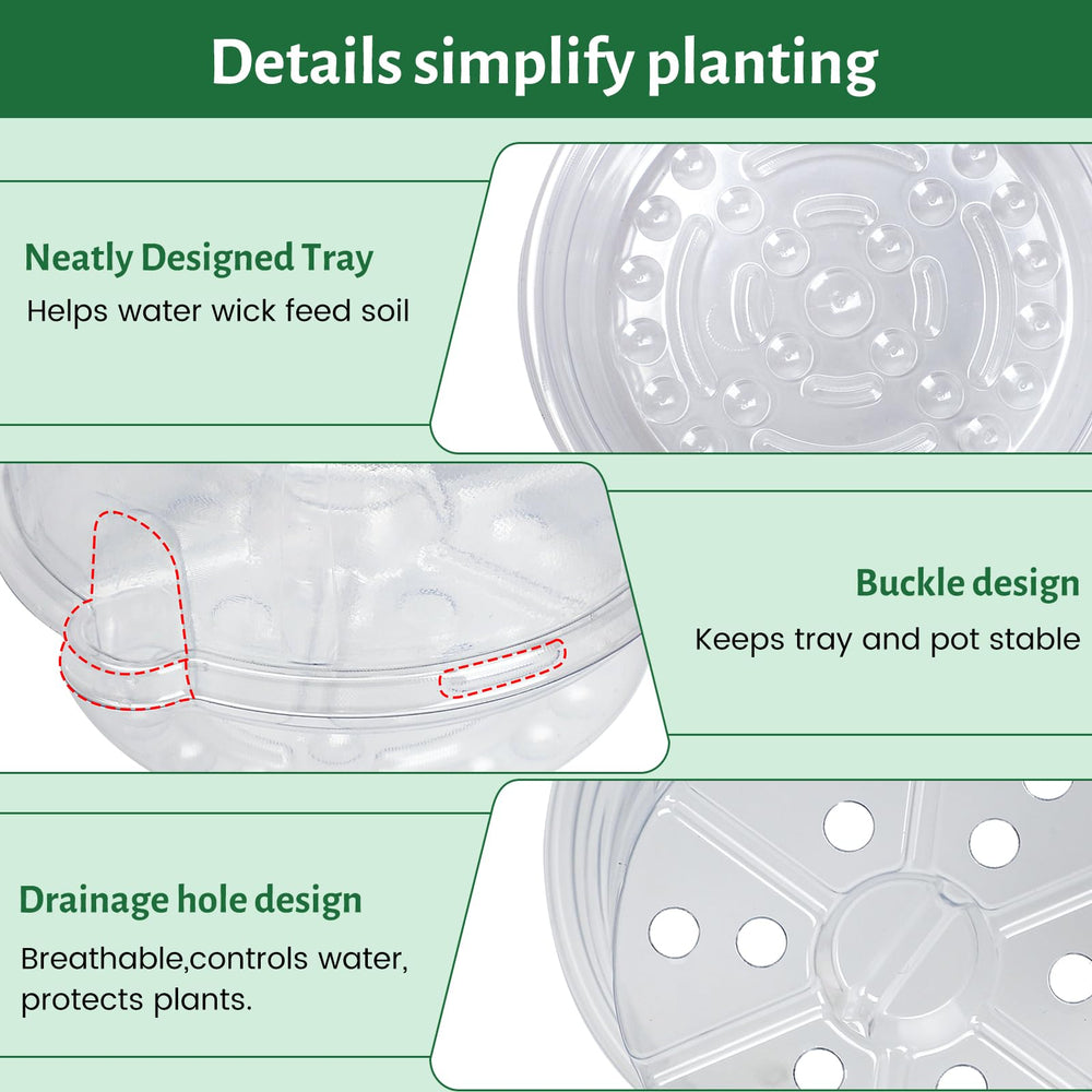 Bluepro flexible pot wall being gently squeezed to release a root ball for simple transplanting