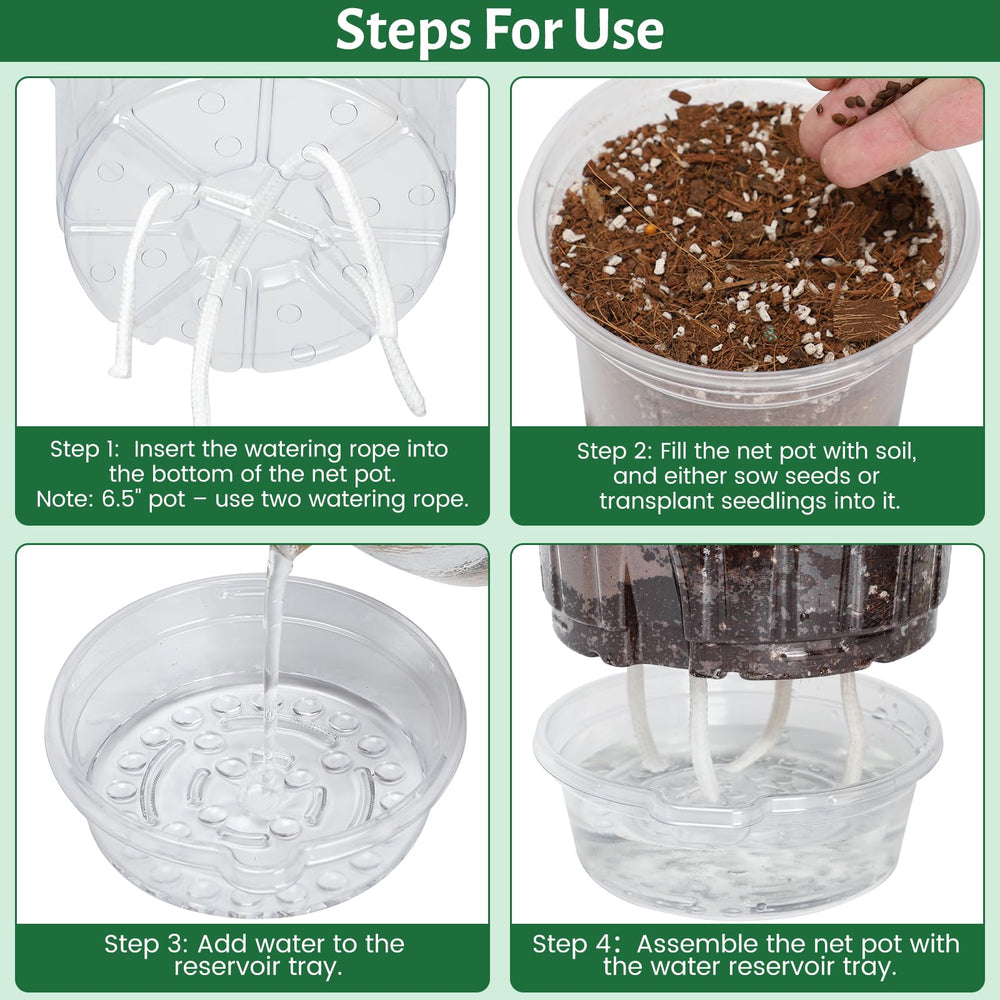 Bluepro wick and reservoir detail highlighting steady water delivery benefit