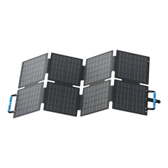 BLUETTI folded front view showing compact portability and easy storage