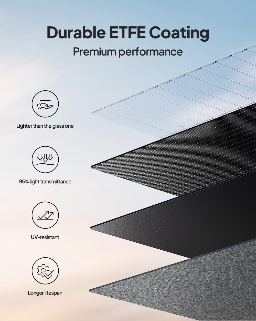 BLUETTI panel deployed with adjustable kickstand offering optimal sun angle and stability
