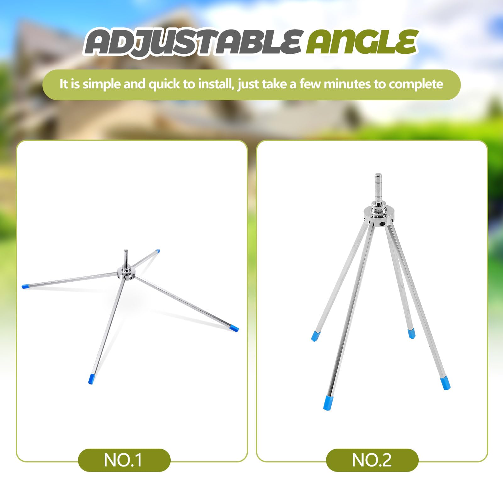 Blulu cross base size comparison with ruler showing compact dimensions and portability