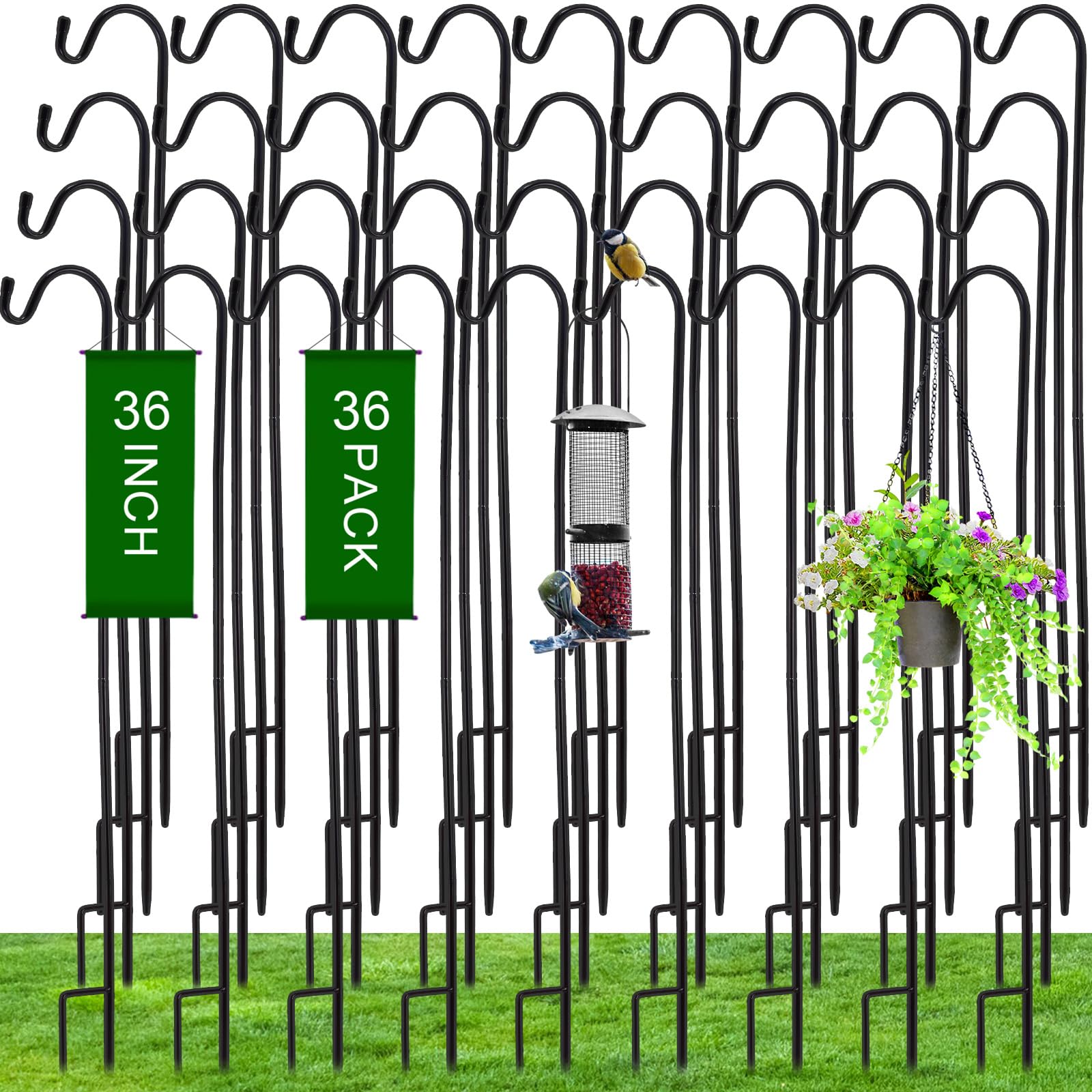 Blulu front pack showing 36 hooks, great for large garden setups