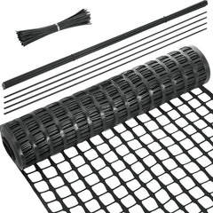 Blulu front packaging showing fence roll and included parts for quick setup