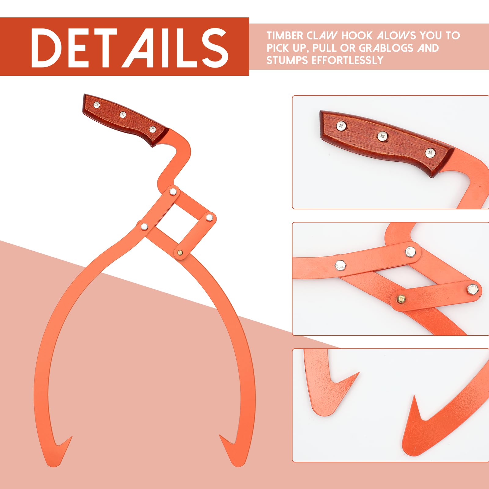 Blulu handle with non-slip grip for comfortable control and reduced hand fatigue