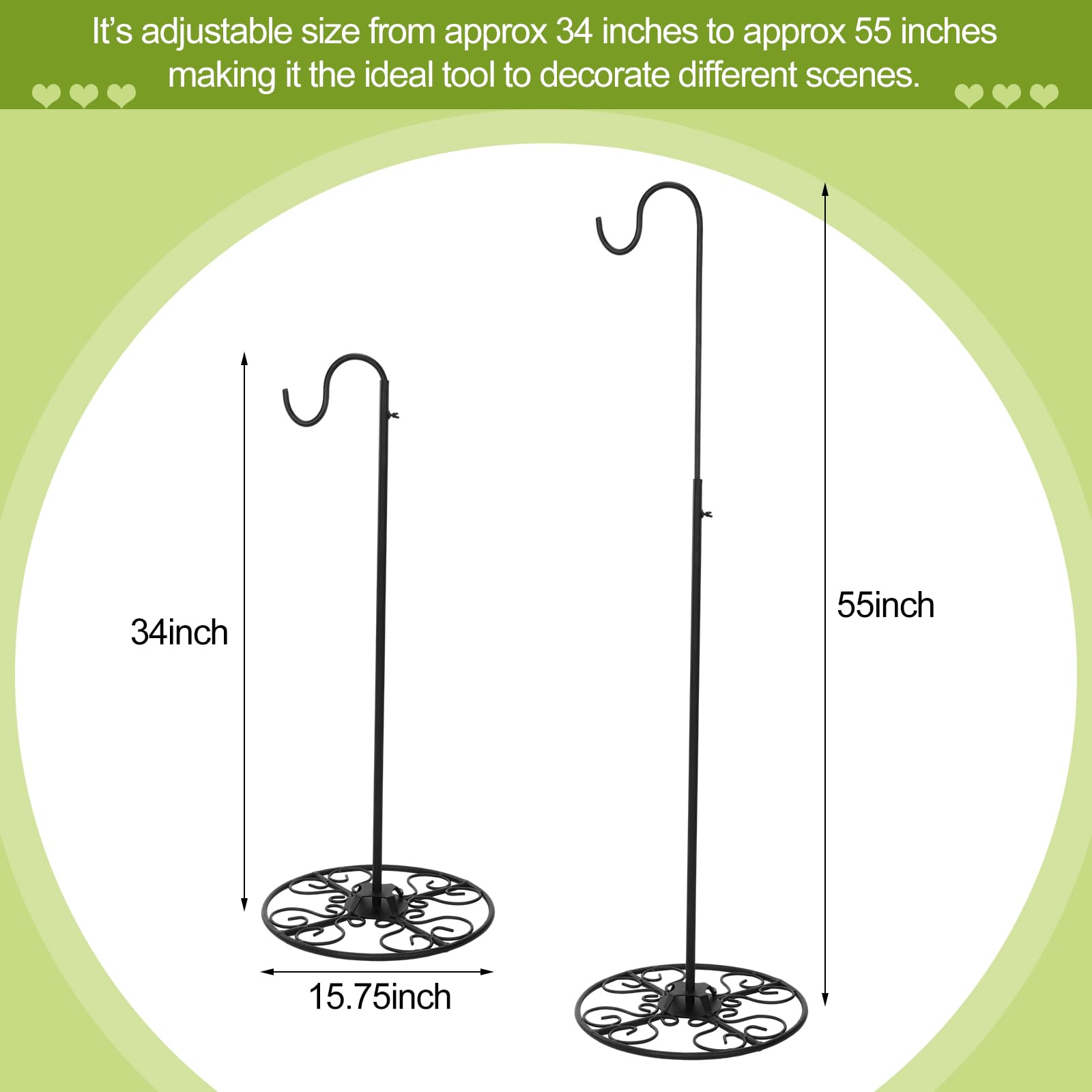 Blulu in-use with hanging plant illustrating easy display and space-saving benefit