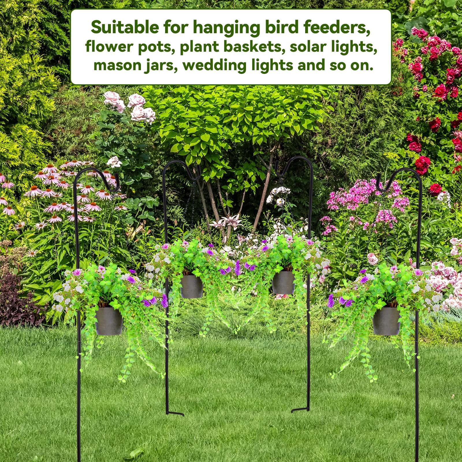 Blulu multiple hooks lining a pathway, creates cohesive lighting display