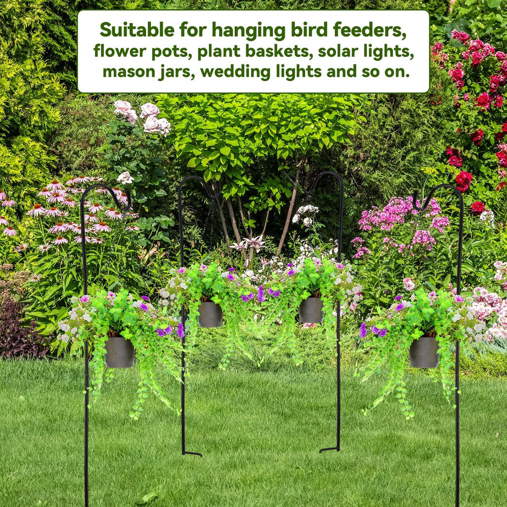 Blulu multiple hooks lining a pathway, creates cohesive lighting display
