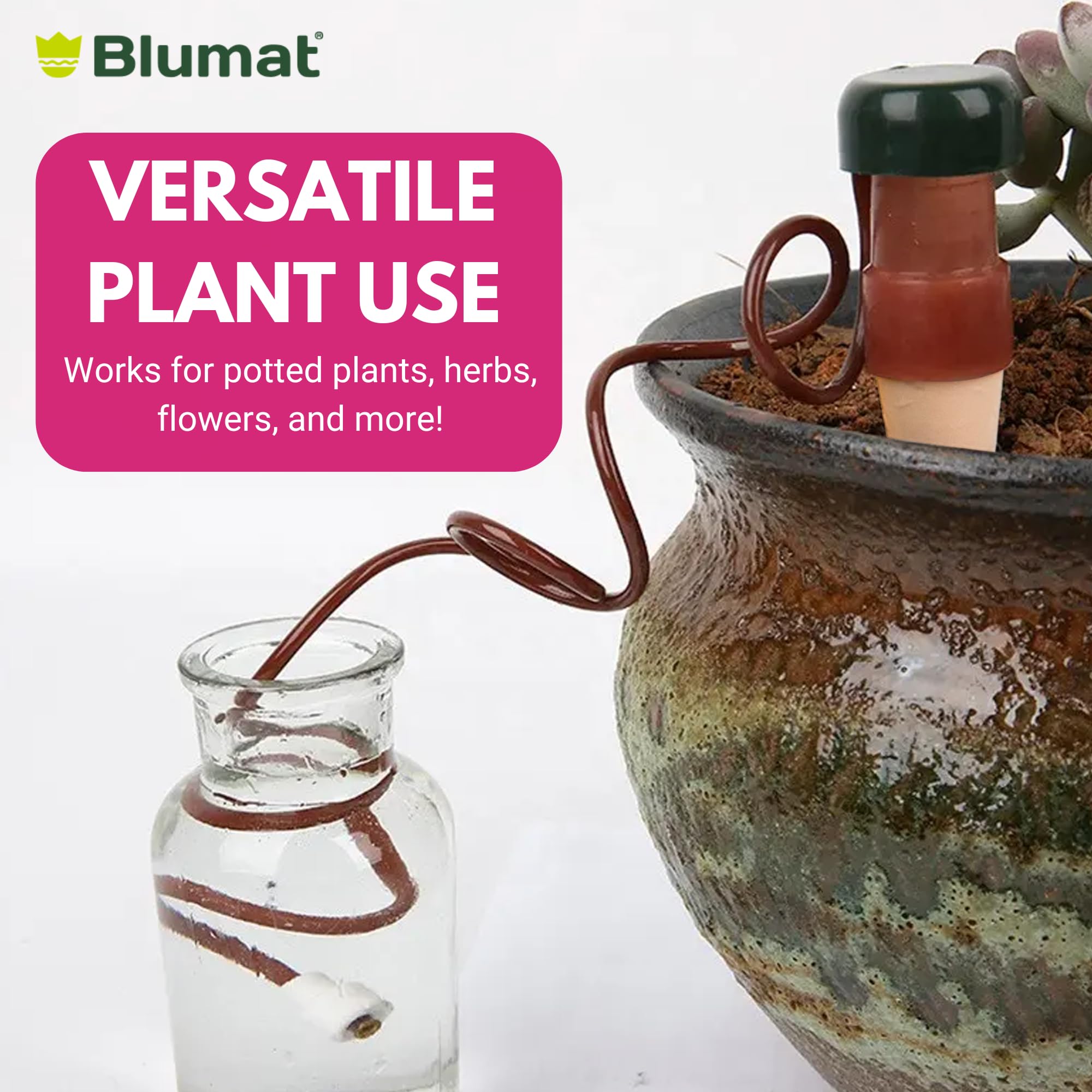 Blumat product label with Austria origin highlighting build quality and long-term reliability
