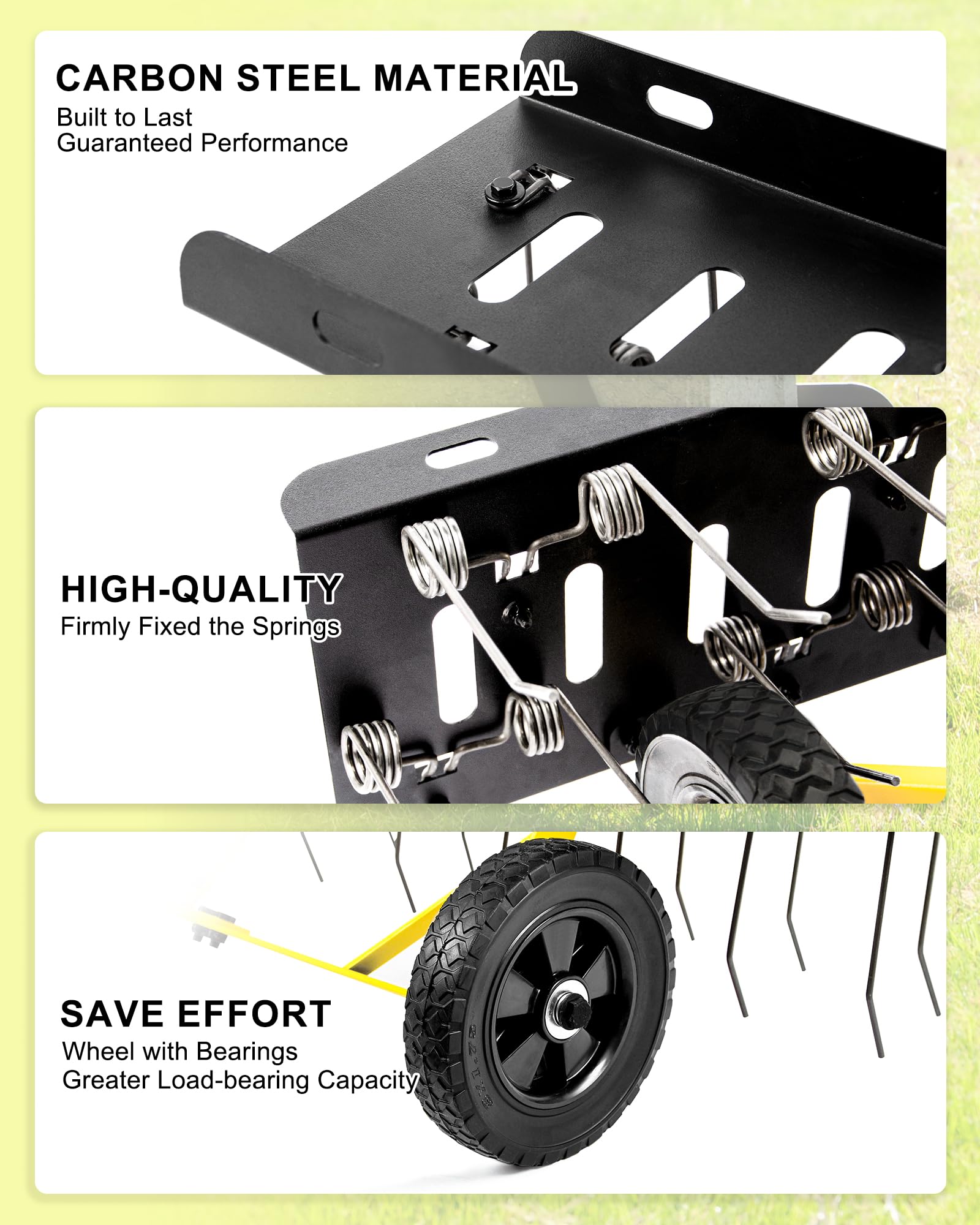 BlumeTrec ballast tray detail holding weight to deepen tine penetration