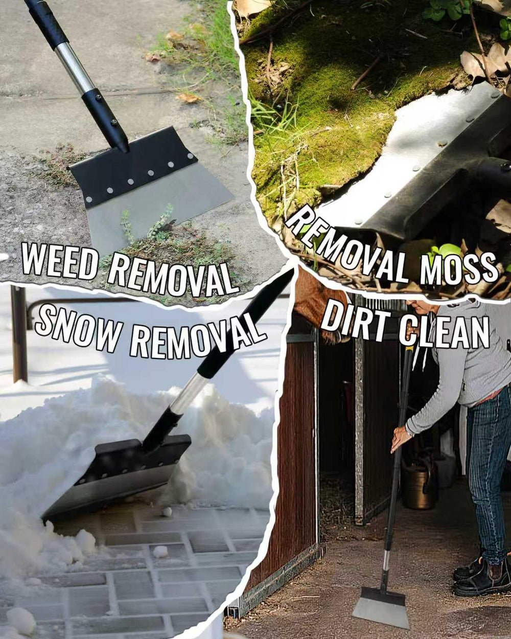 BlumeTrec disassembled shovel showing compact storage and easy transport benefit