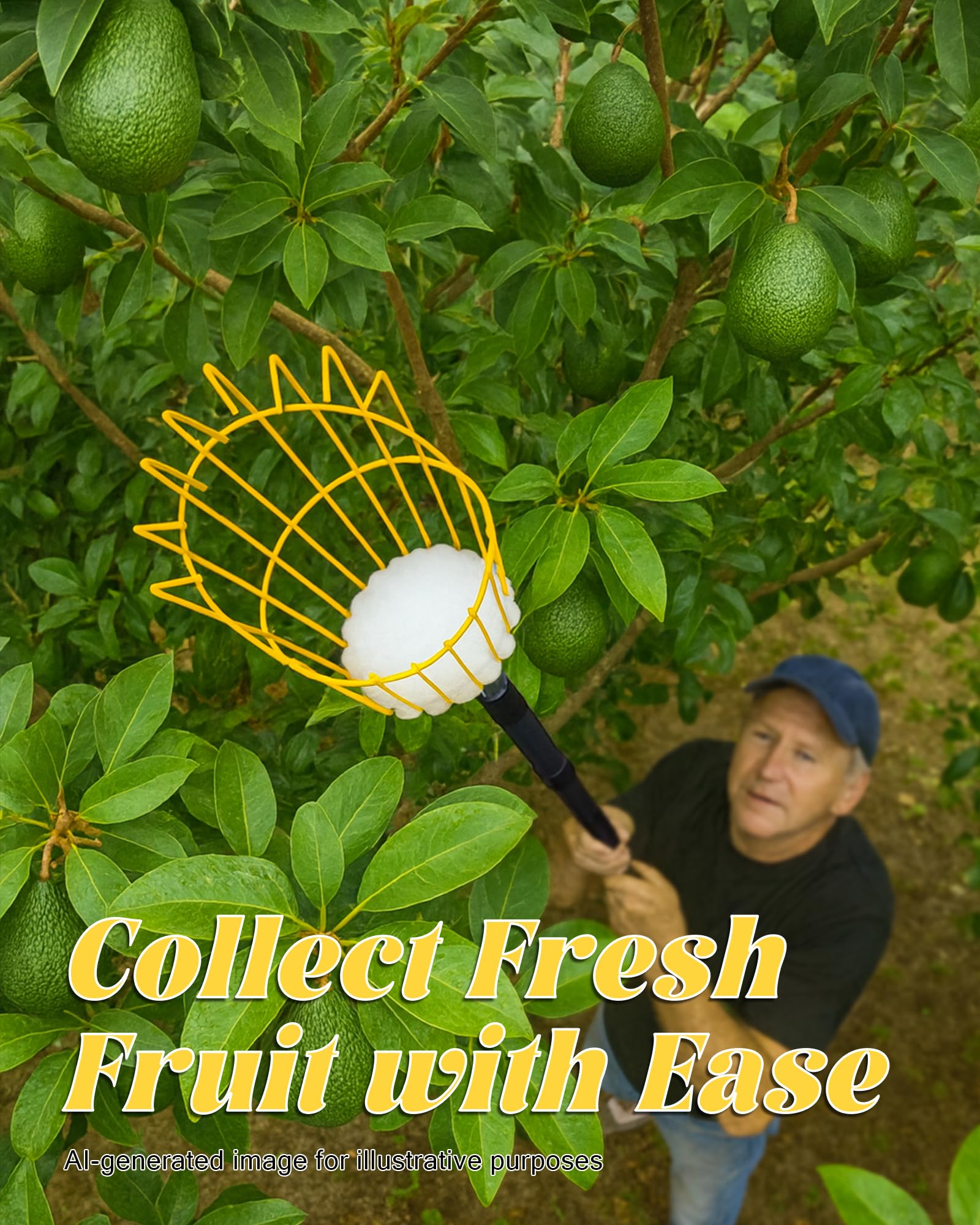 BlumeTrec foam pad detail protecting fruit from impact and reducing bruising