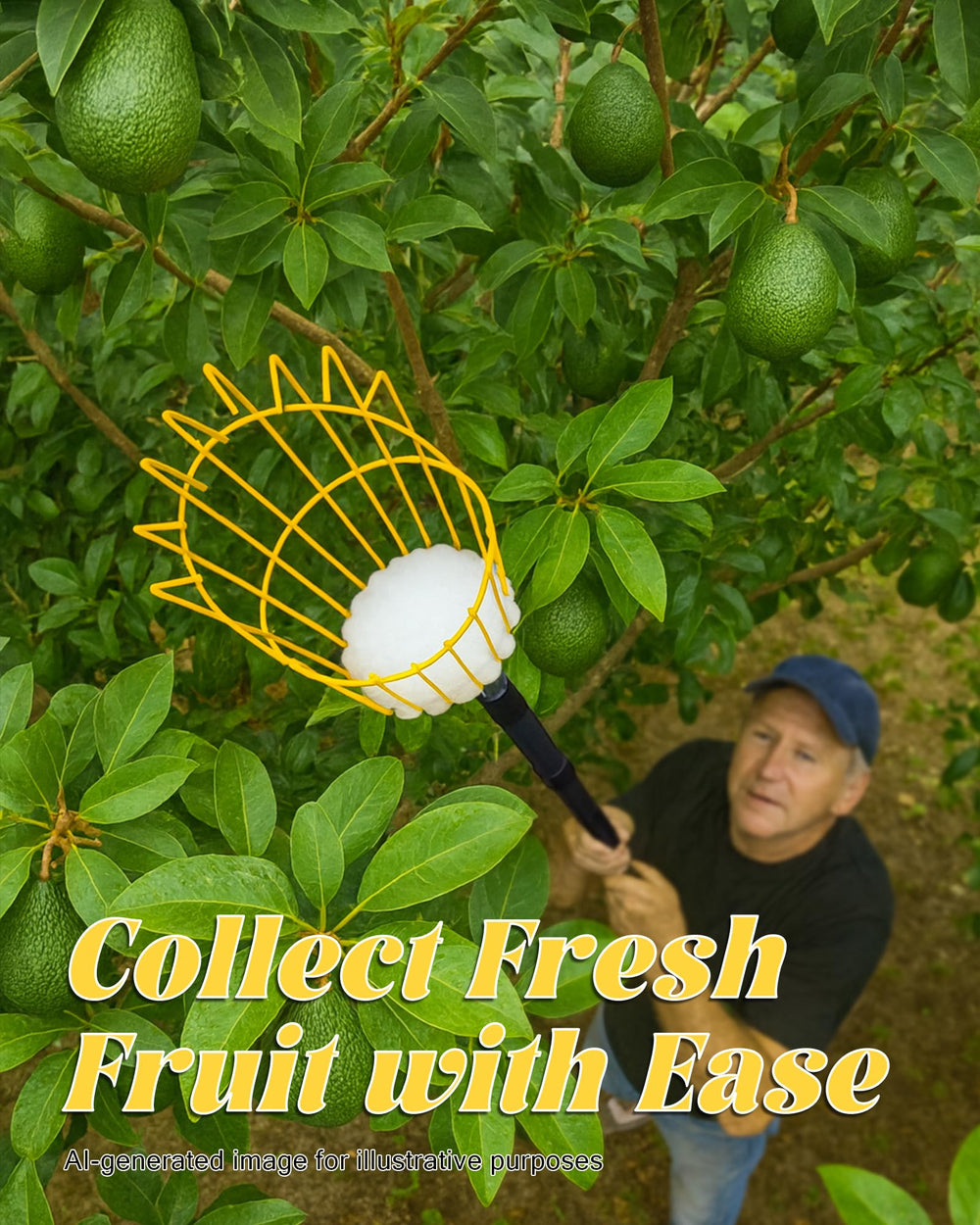 BlumeTrec foam pad detail protecting fruit from impact and reducing bruising