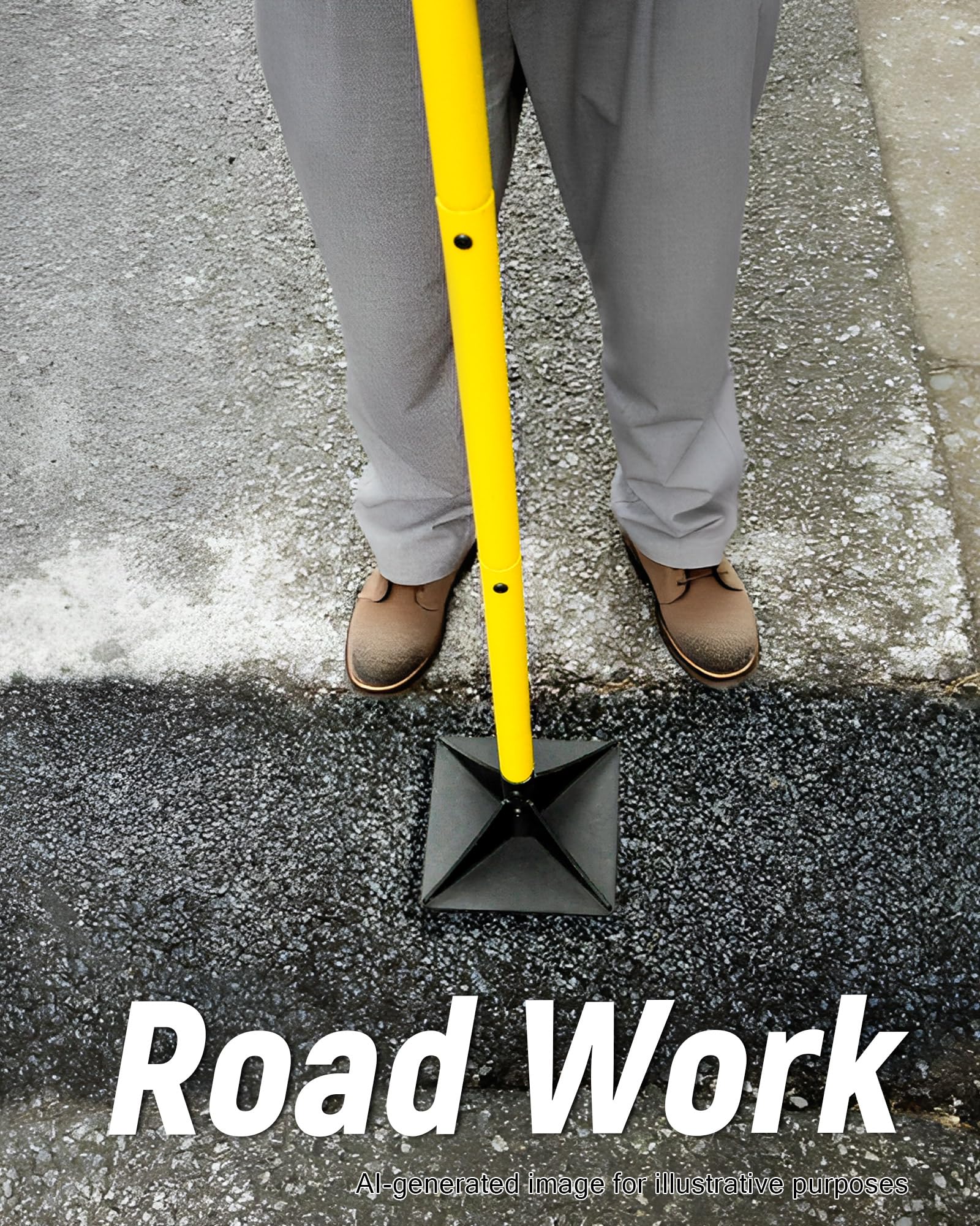 BlumeTrec tamper used on driveway repair conveying reliable patching performance