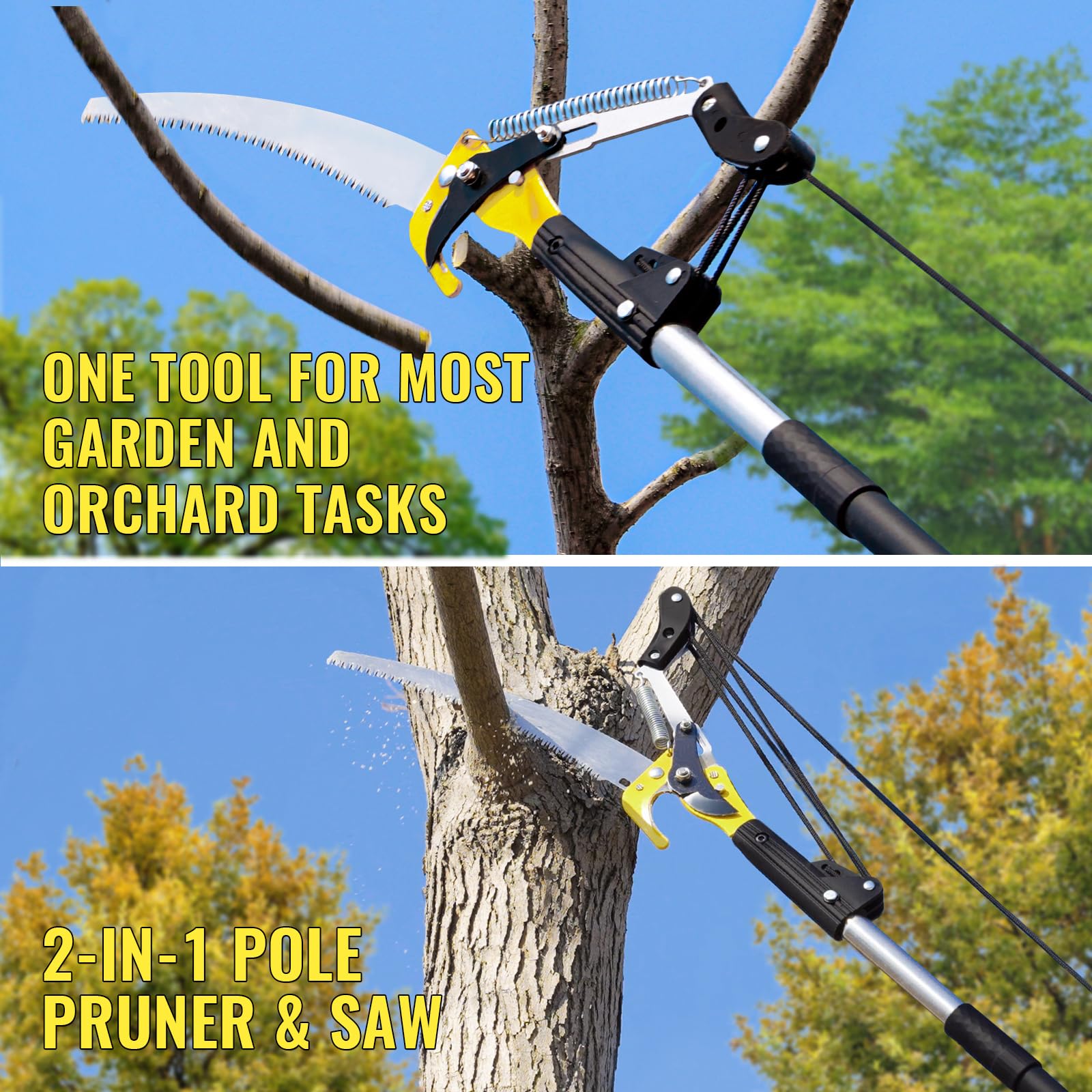 BlumeTrec pulley system detail showing rope efficiency and reduced effort
