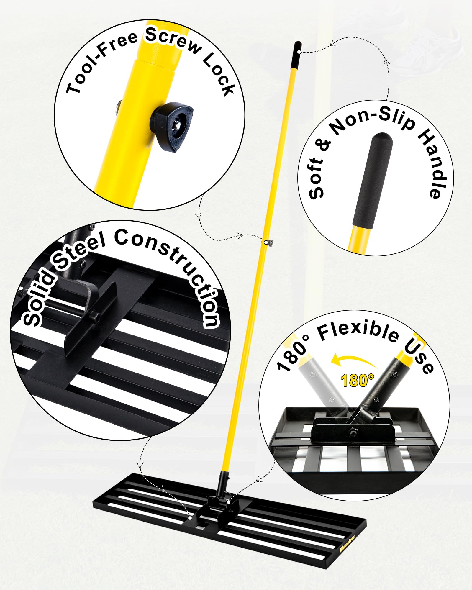 BlumeTrec scale comparison with person showing length and coverage benefit