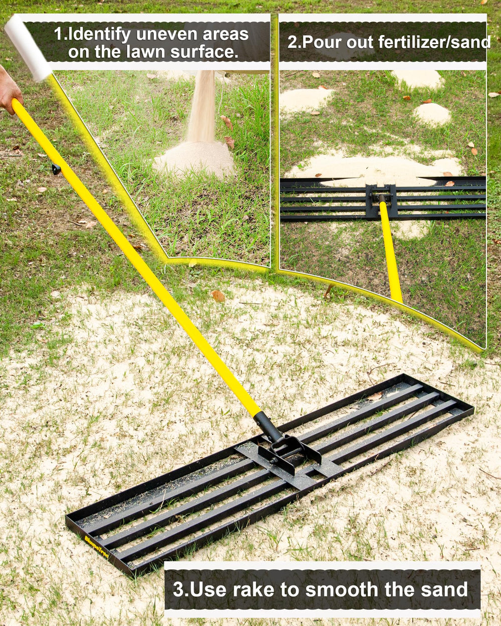 BlumeTrec next to person showing scale and reduced bending benefit