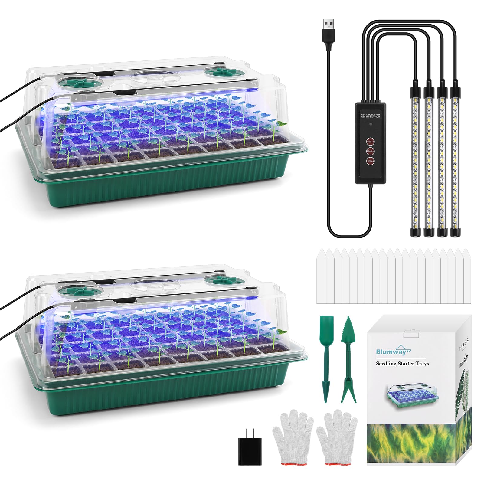 BlumWay front packaging showing full kit and capacity benefit
