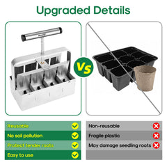 BlumWay three seed pins displayed for different hole types allowing tailored seed placement