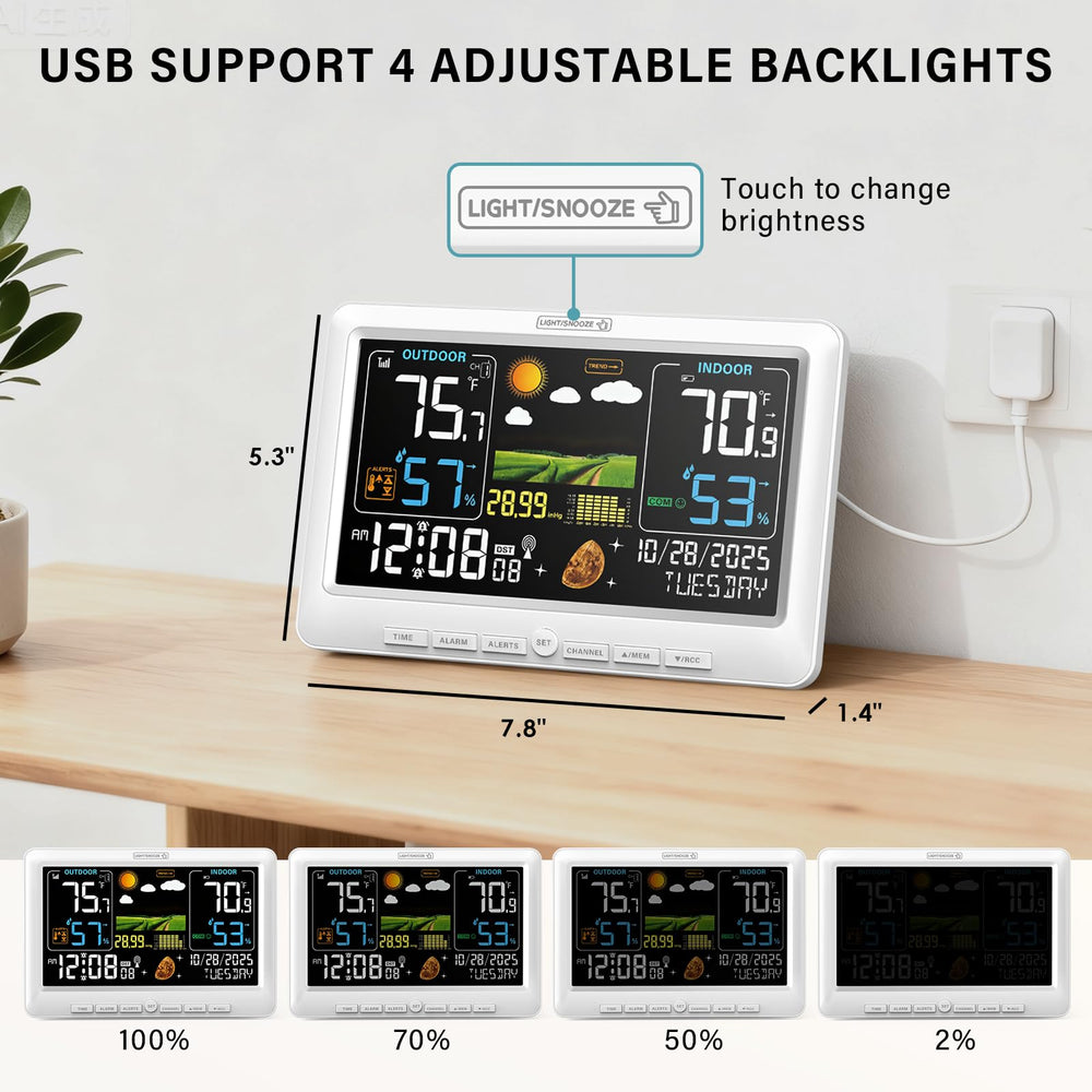 BluSon side profile mounted on wall for space-saving installation