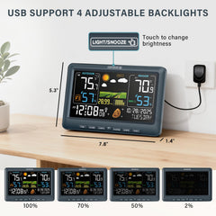 BluSon wall-mounted console offering visible home monitoring benefits