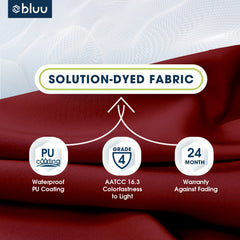 BLUU close-up of tilt joint highlighting reinforced nylon and steady adjustment benefit