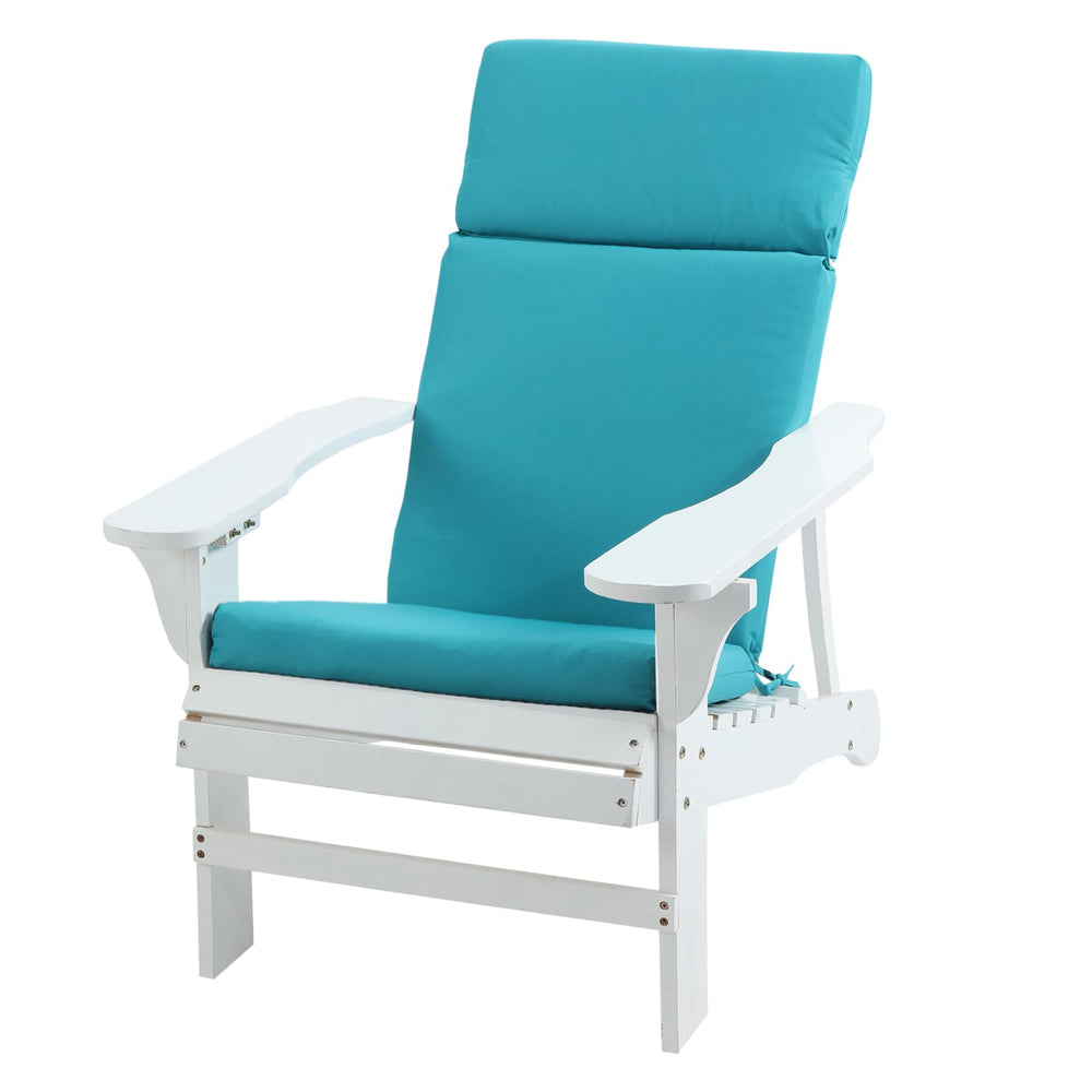 Blytieor front view of cushion on chair showing full coverage and comfort