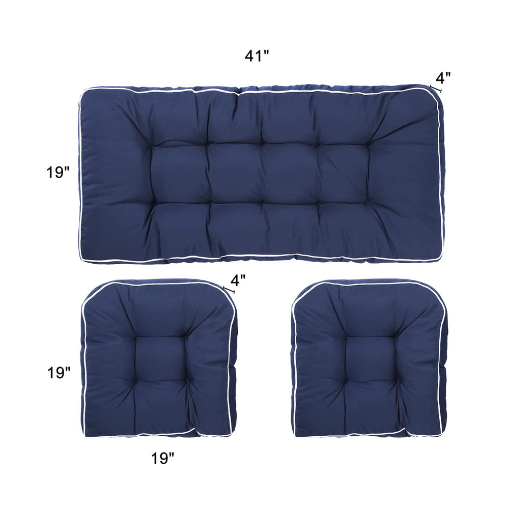 Blytieor size comparison with ruler showing accurate loveseat and U-shape dimensions