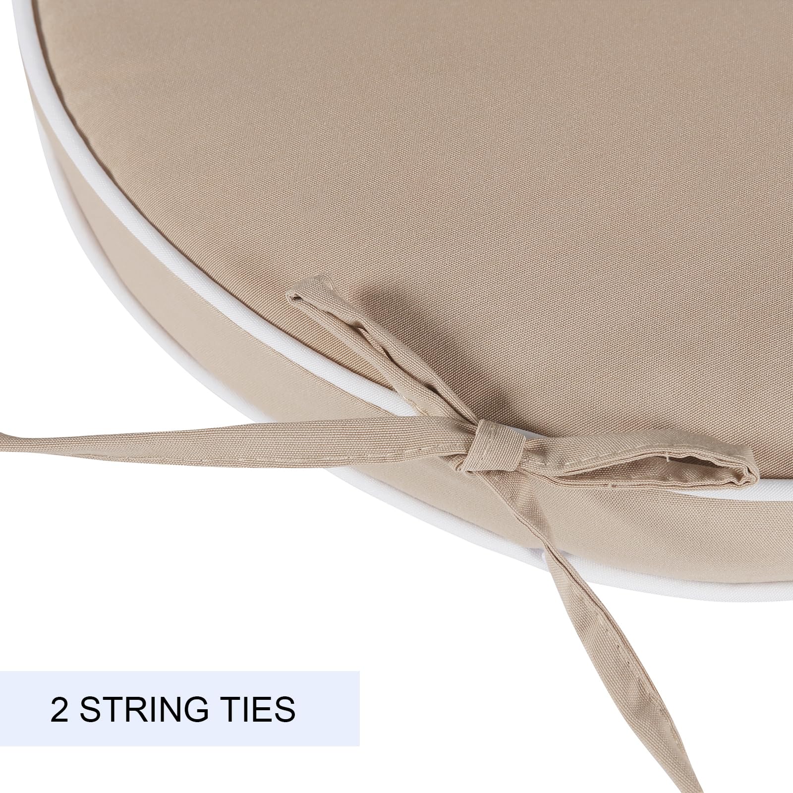 Blytieor cushion with tape demonstrating 15 inch size and fit clarity