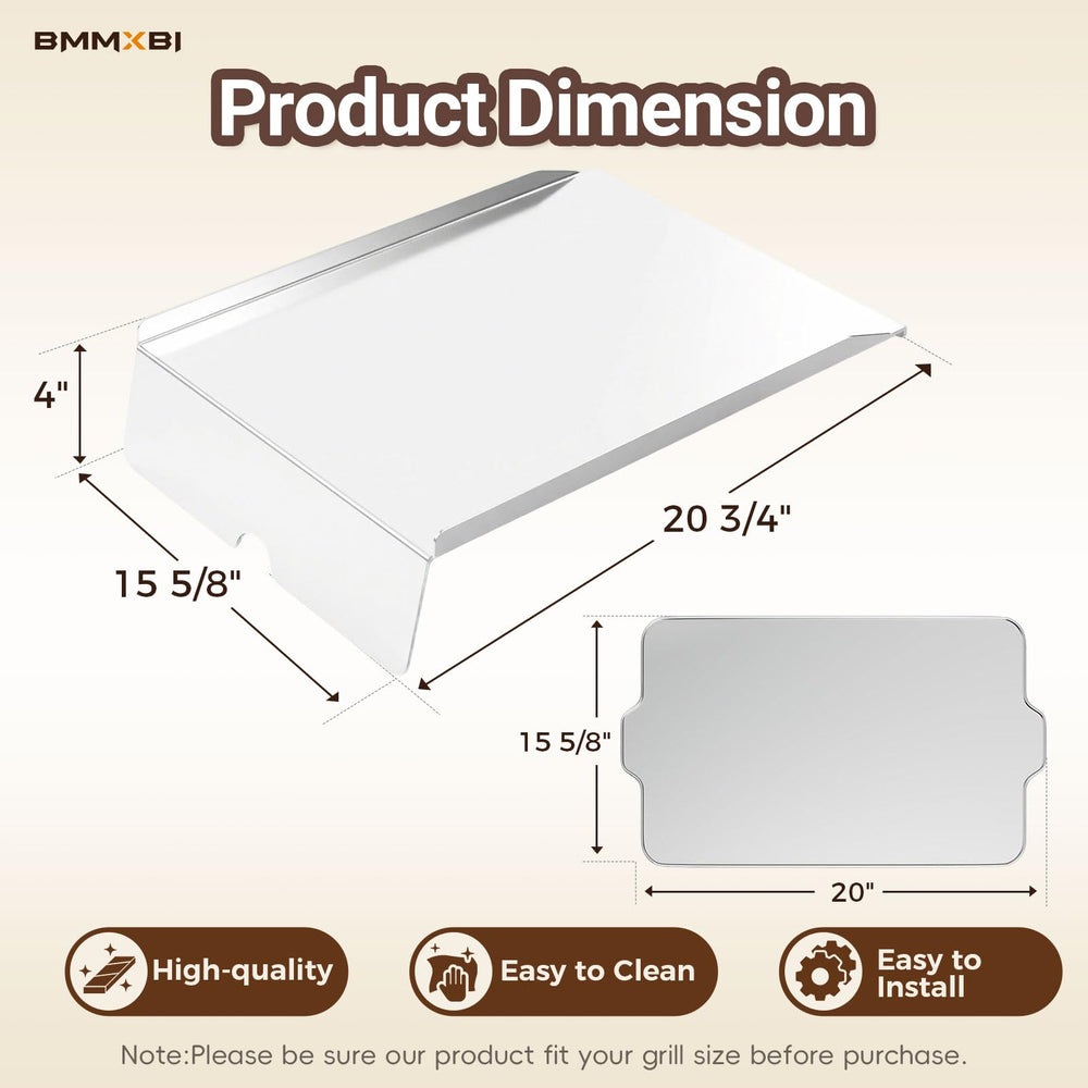 BMMXBI drip pan close-up edge detail highlighting corrosion resistance and robust construction