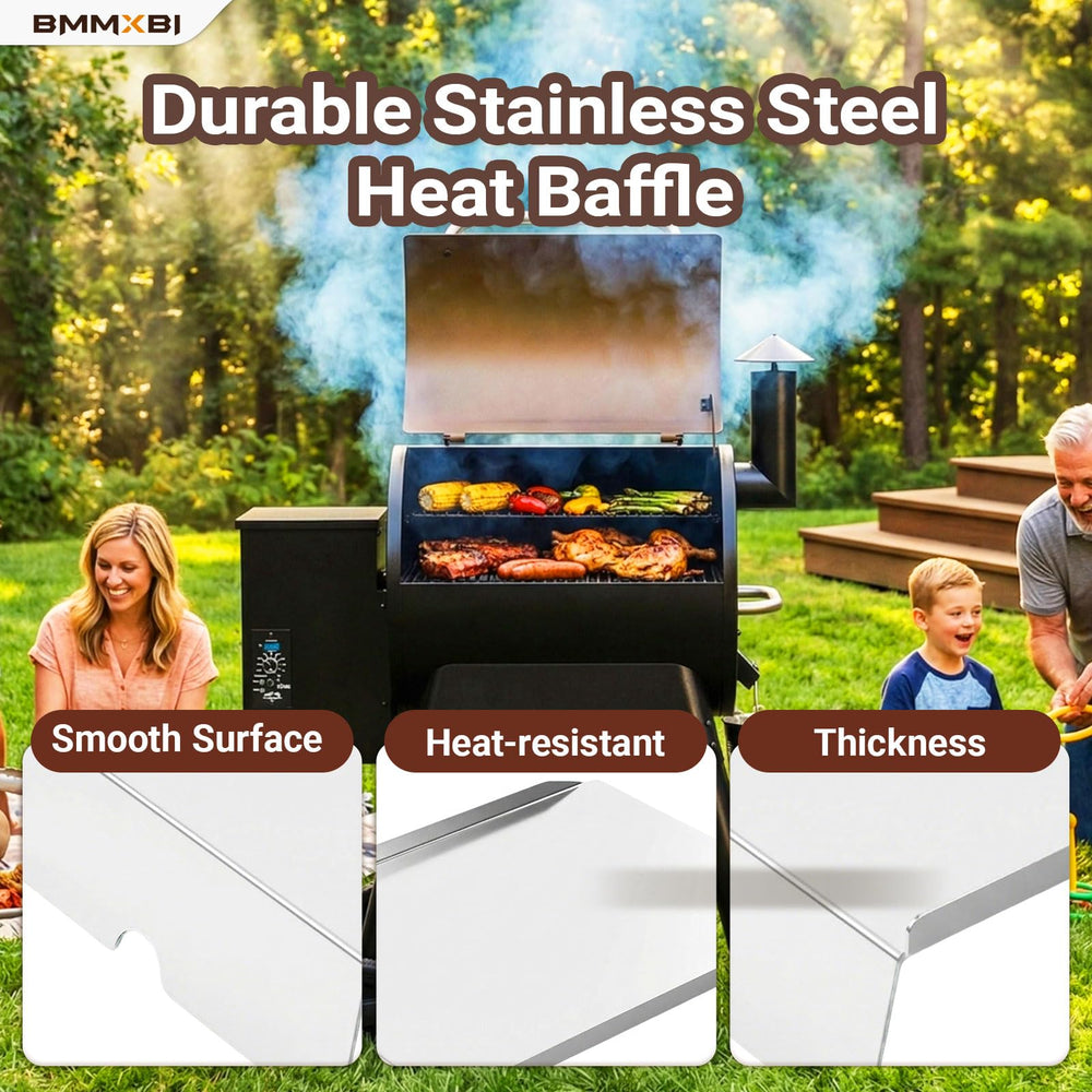 BMMXBI aluminum liner inserted into tray demonstrating secure fit and simplified cleanup