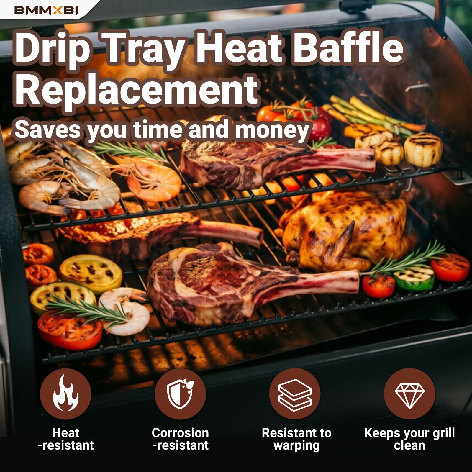 BMMXBI BAC506 in backyard grill scene showing reliability during cookouts