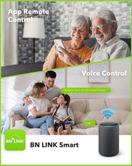 BN-LINK closed cover with weatherproof seal protecting electronics for outdoor use