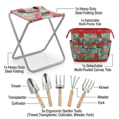 Bo-Toys close-up of detachable tote zippered compartments for secure storage