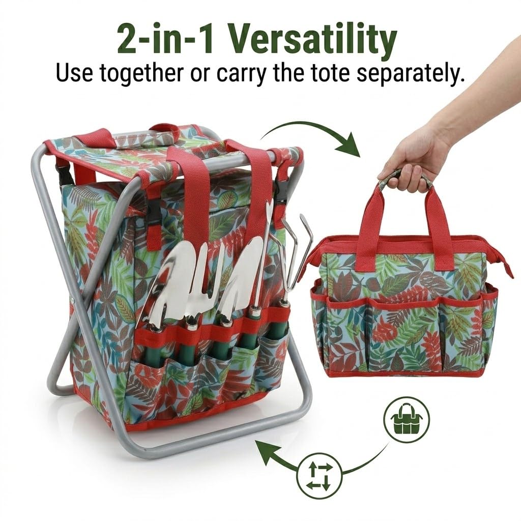 Bo-Toys exterior pockets holding tools for fast reach while seated