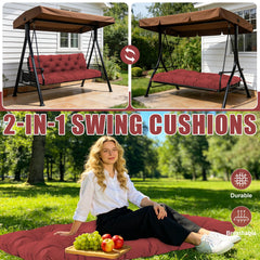 Boaisdus detailed view of eight ties to secure cushion and prevent slipping
