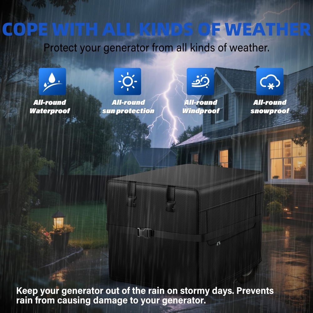 BOANEN installed on outdoor generator, year-round weather protection