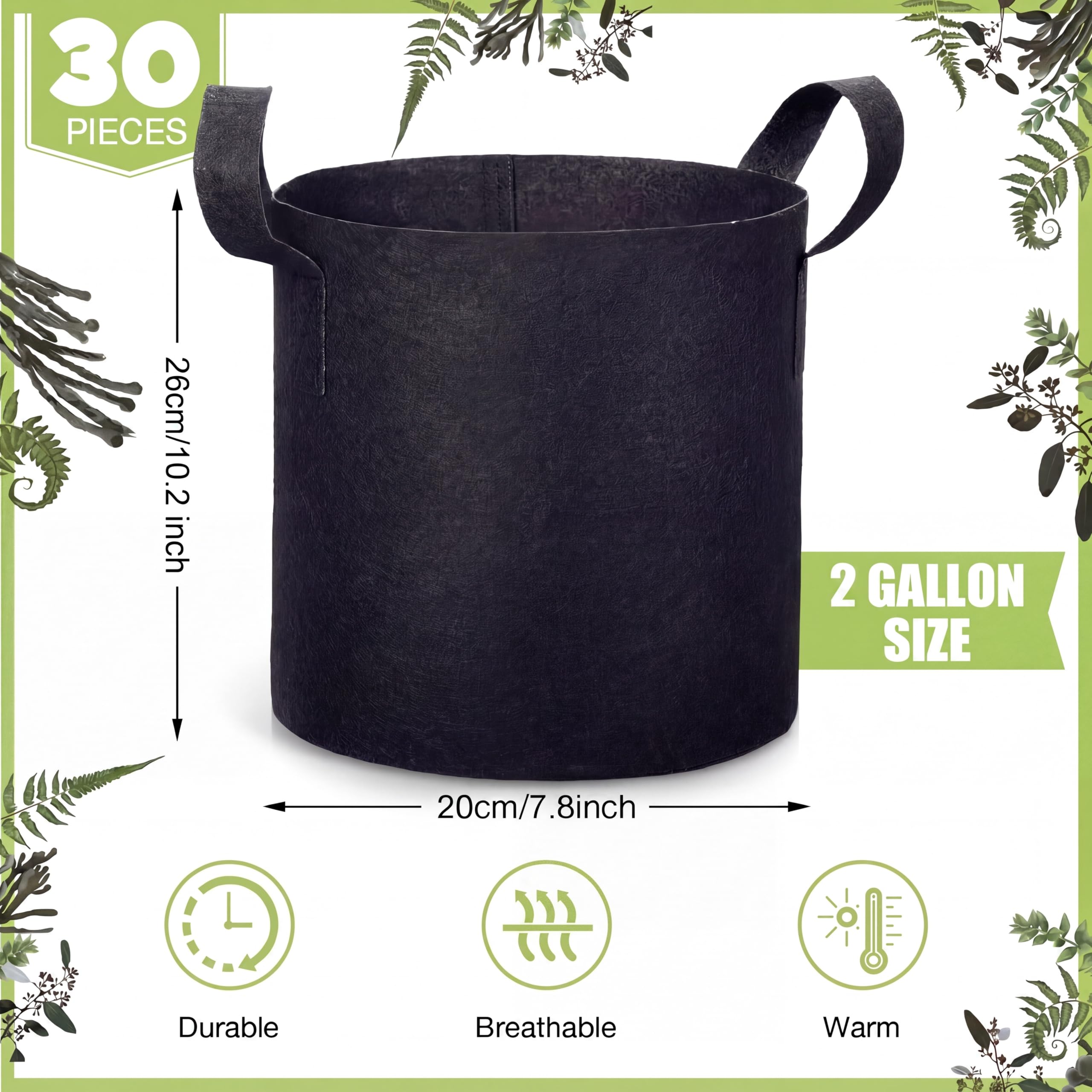 Boao close-up fabric texture highlighting breathable material for healthier roots