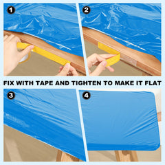 Boao waterproof plastic texture close-up, easy wipe-clean advantage