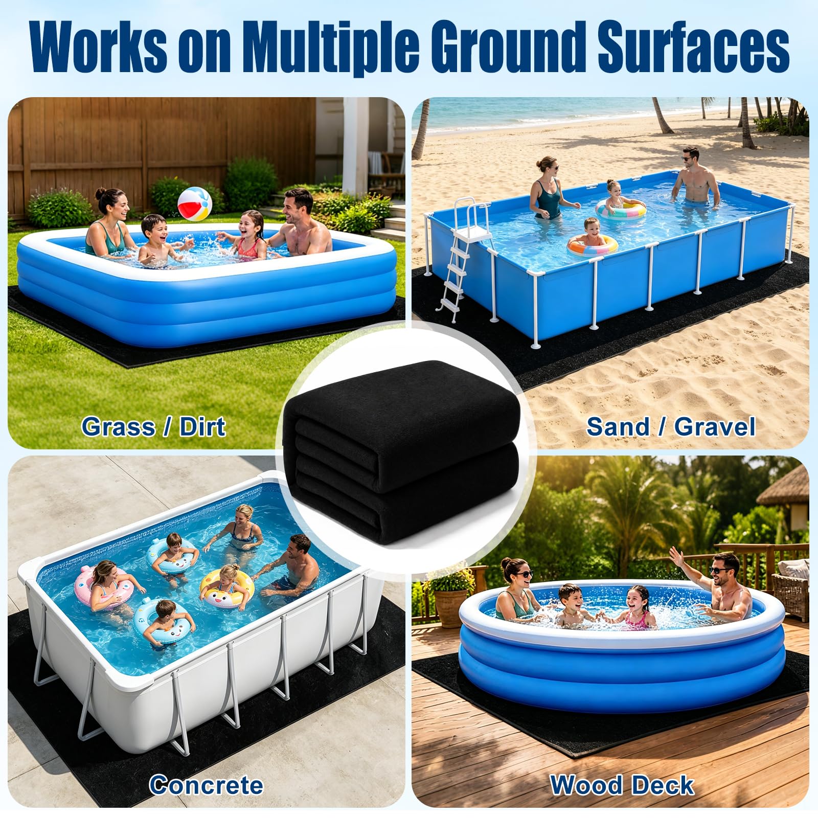 BobbleT pad used under camping gear offering versatile outdoor protection