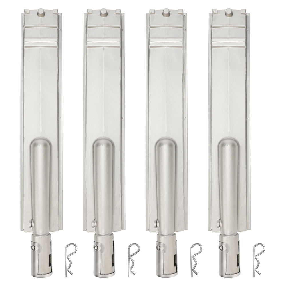 Bobo GrillKing front view of four burners showing full replacement set benefits