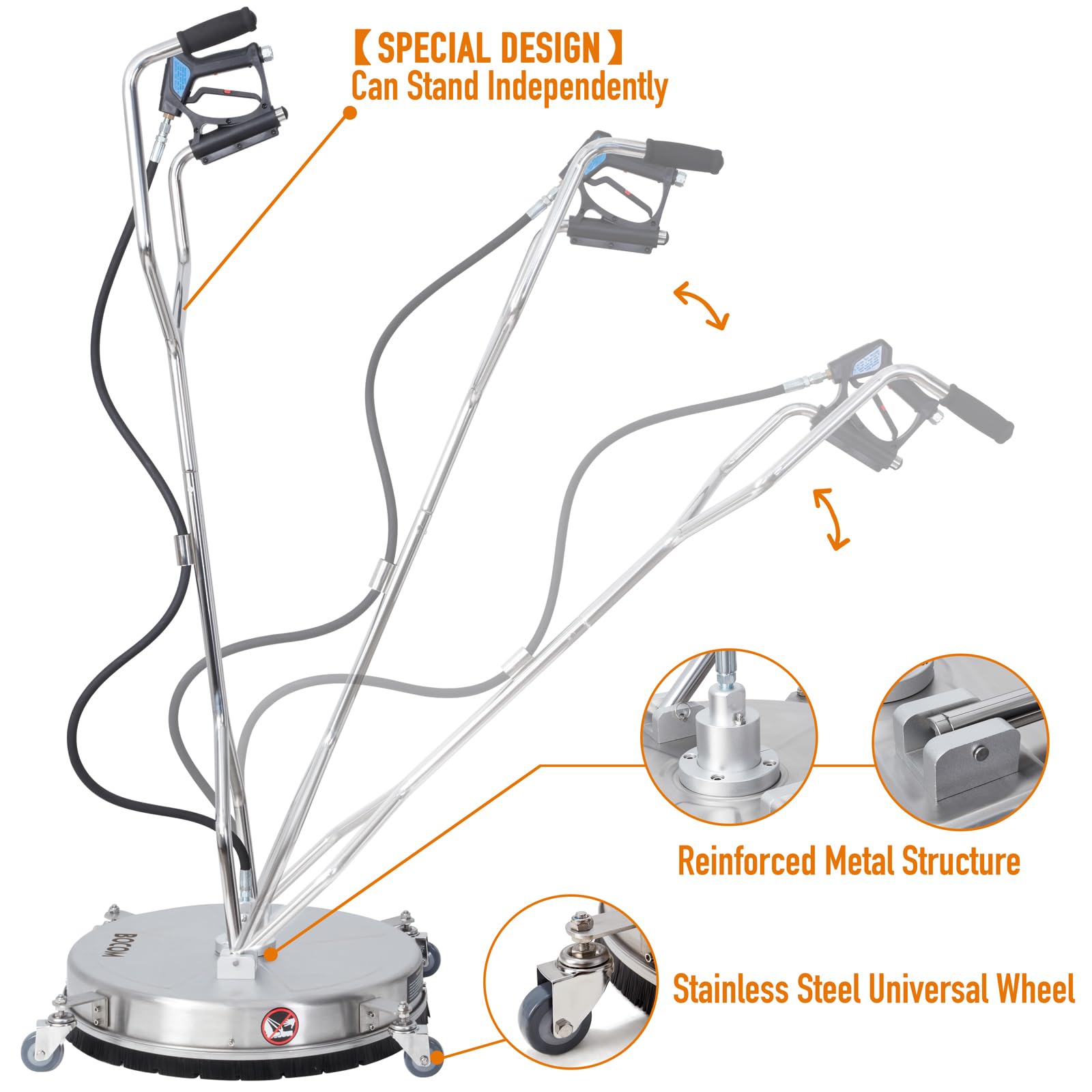 BOCOM close-up of sealed swivel bearing for durable performance
